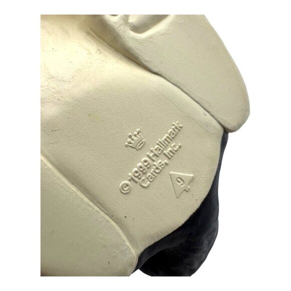 Hallmark Christmas Ornament Puppy Love German Shepard Dog 1999 Wearing Santa Hat - Picture 4 of 5